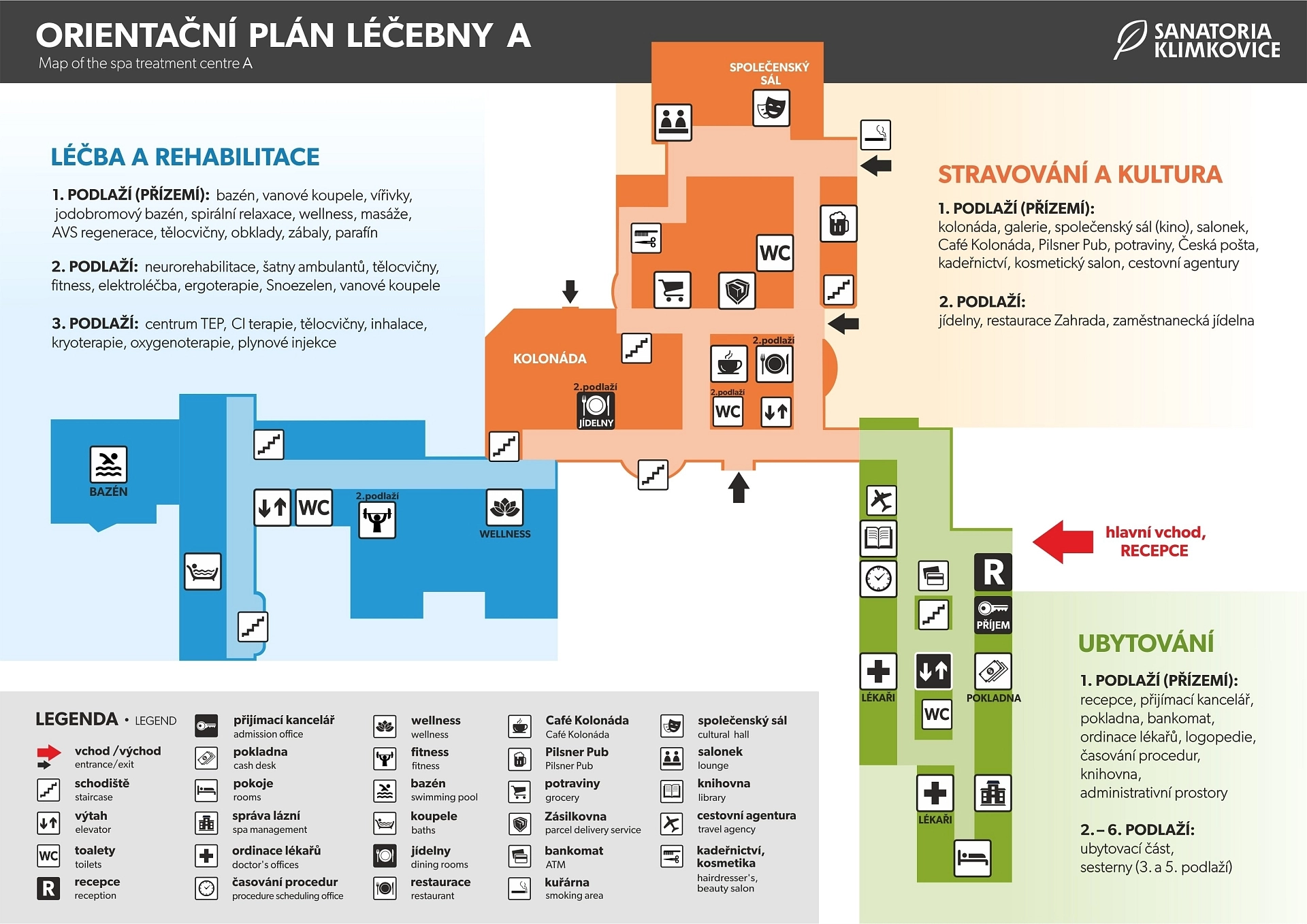 Mapa areálu